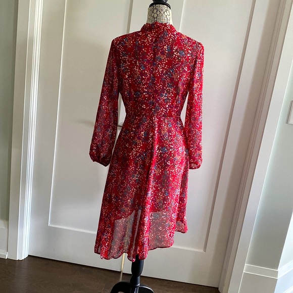Red Floral Dress by Cocobella - Picture 2 of 5